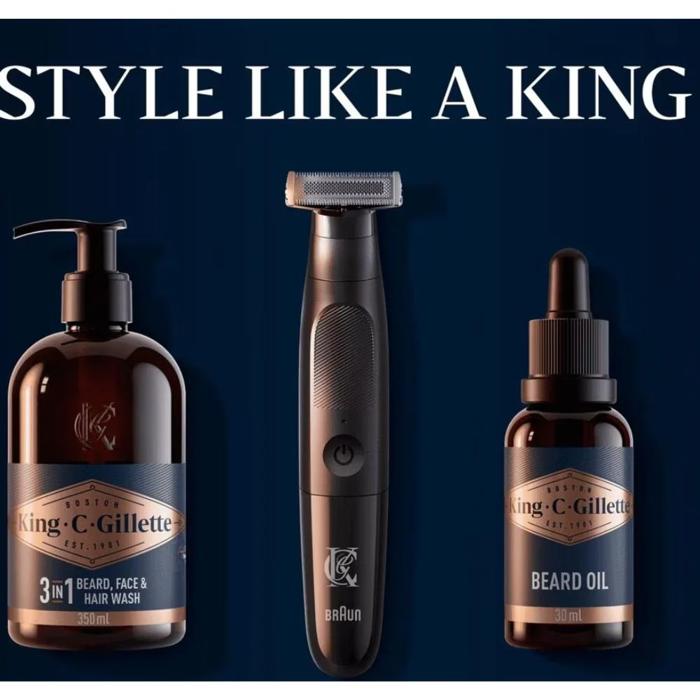 King C. Gillette  Beard Oil - 30ml - Image 3