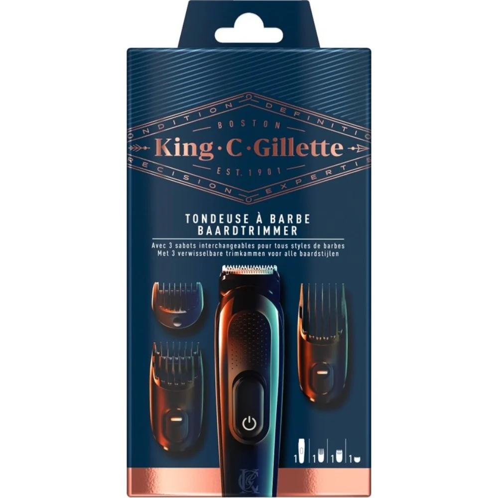 King C. Gilelette Wireless Beard Trimmer Kit - Image 5