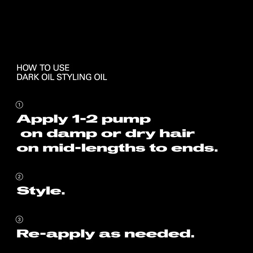 Dark Oil Smooth & Shine Styling Oil - Image 8